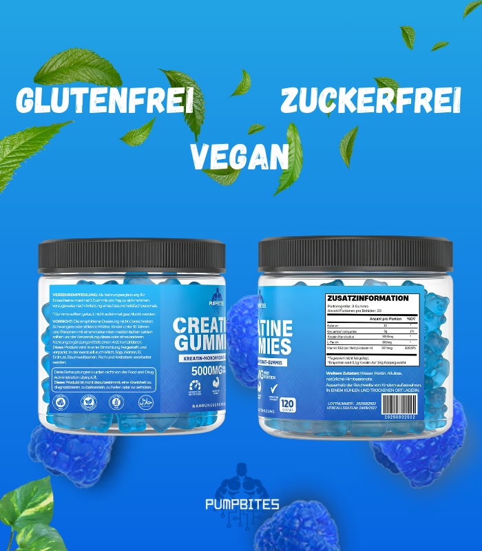 PumpBites Kreatin-Monohydrat-Gummis