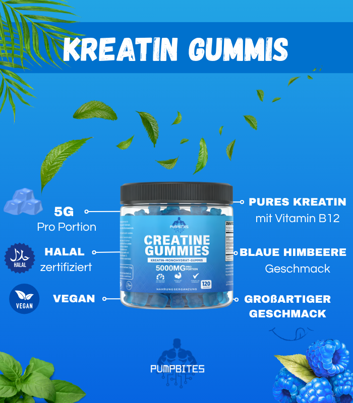 PumpBites Kreatin-Monohydrat-Gummis