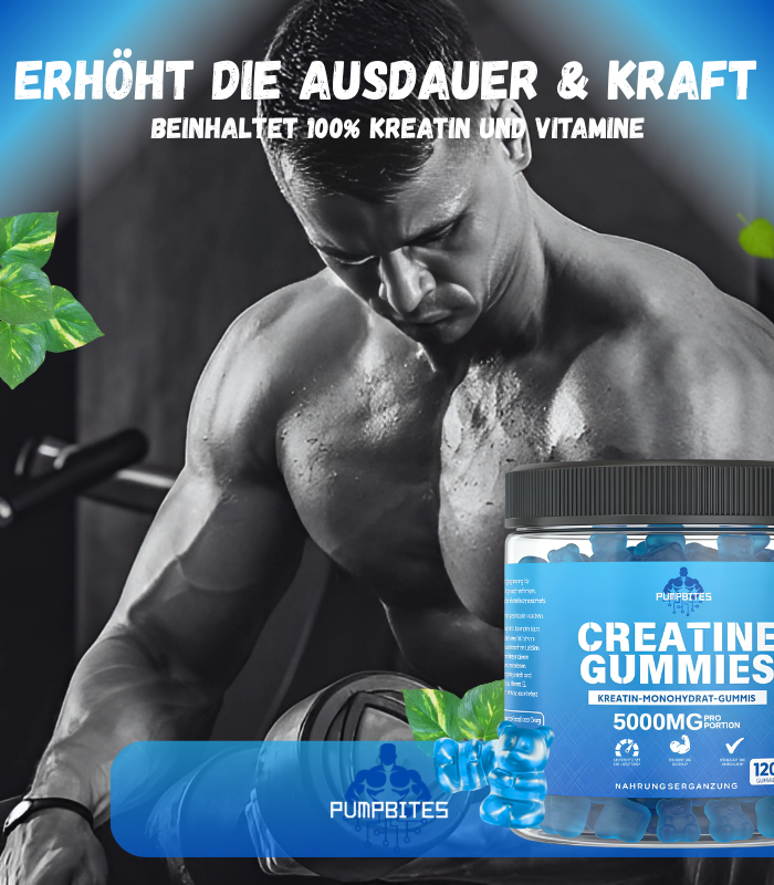 PumpBites Kreatin-Monohydrat-Gummis