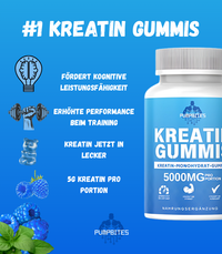 PumpBites Kreatin-Monohydrat-Gummis