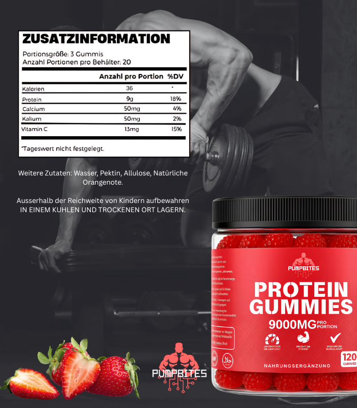 PumpBites Protein-Gummis