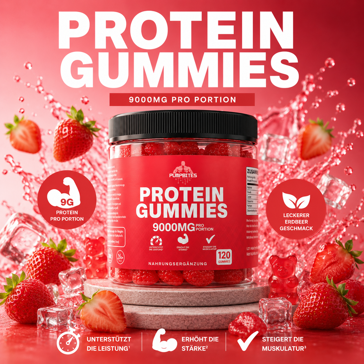 PumpBites Protein-Gummis