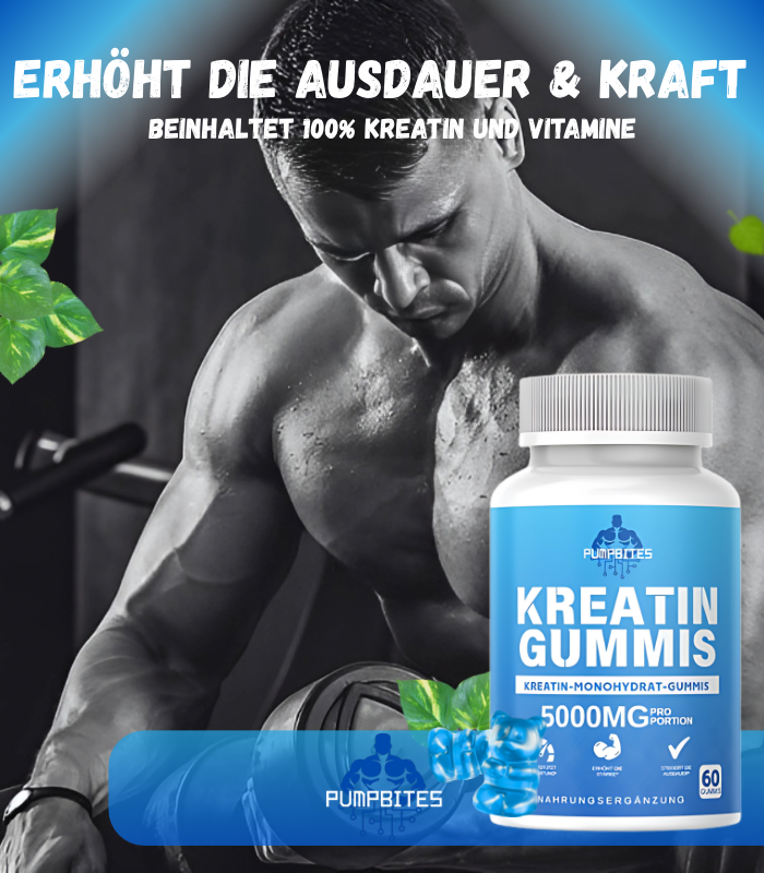 PumpBites Kreatin-Monohydrat-Gummis