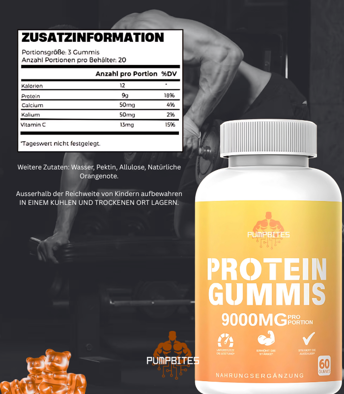 PumpBites Protein-Gummis